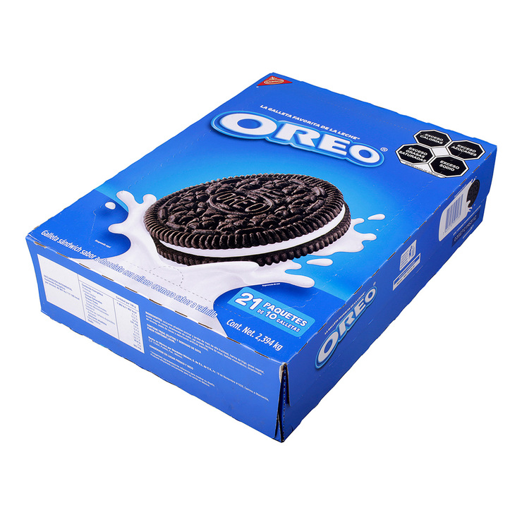 Oreo Galletas Sabor Chocolate con Relleno Sabor Vainilla 21 pzas de 114 g — Imagen 2 de 3