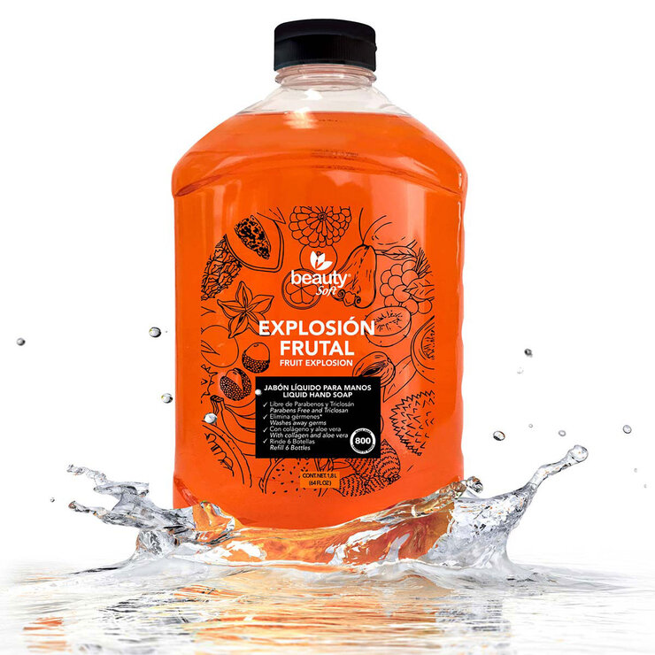 Beauty Soft Jabón Líquido para Manos 2 pzas de 1.8 l — Imagen 4 de 4