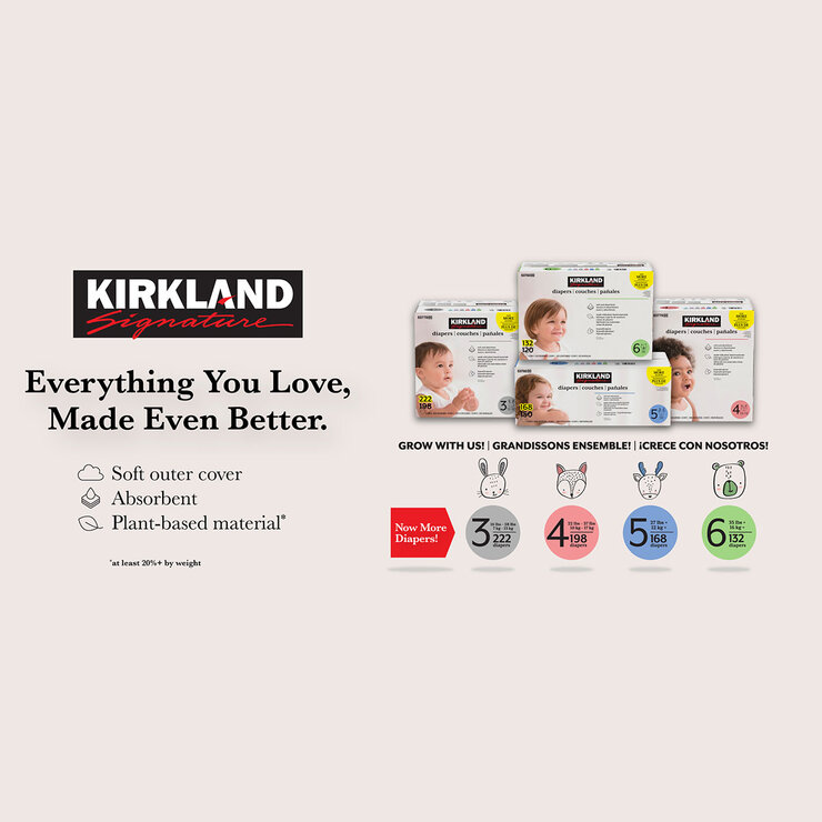 Kirkland Signature Pañales Etapa 5 Unisex 168 pzas — Imagen 3 de 3