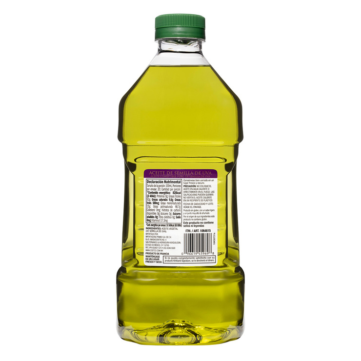 Kirkland Signature Aceite de Semilla de Uva 2 l — Imagen 3 de 3