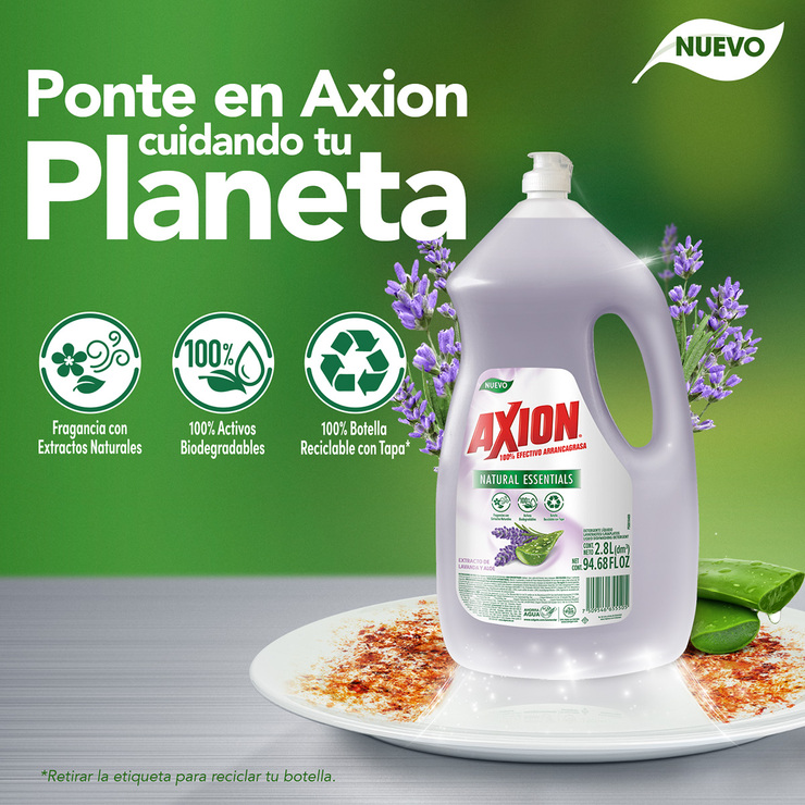 Axion Naturals Lavatrastes Líquido 2.8 L — Imagen 2 de 2