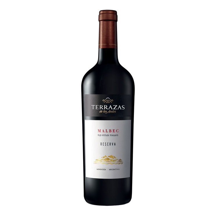 Vino Tinto Terrazas de los Andes Reserva Malbec 750ml — Imagen 1 de 3
