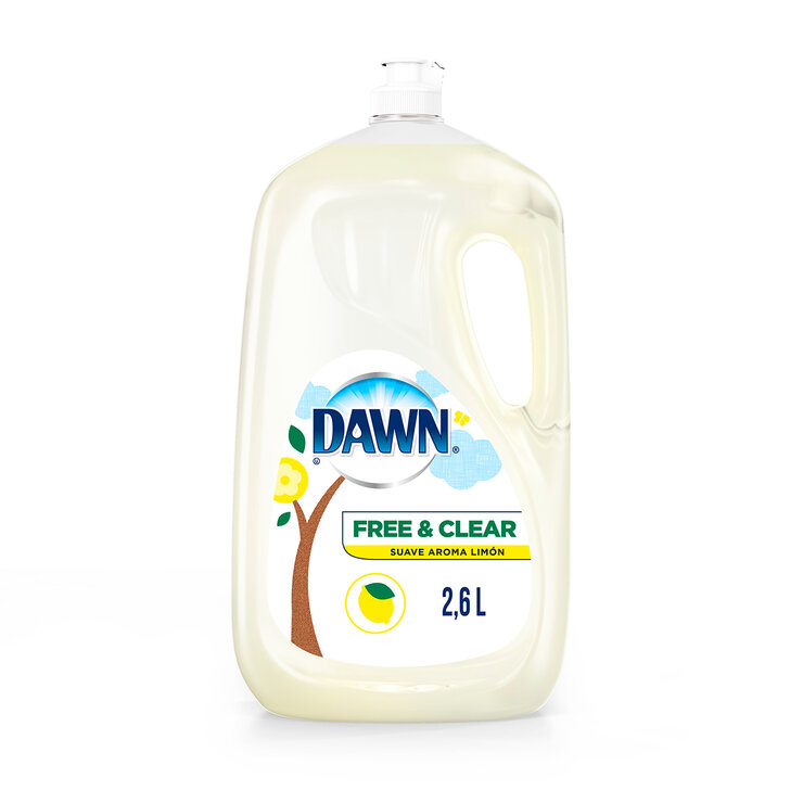 Dawn Free & Clear Líquido Lavatrastes  2.6 L — Imagen 1 de 4