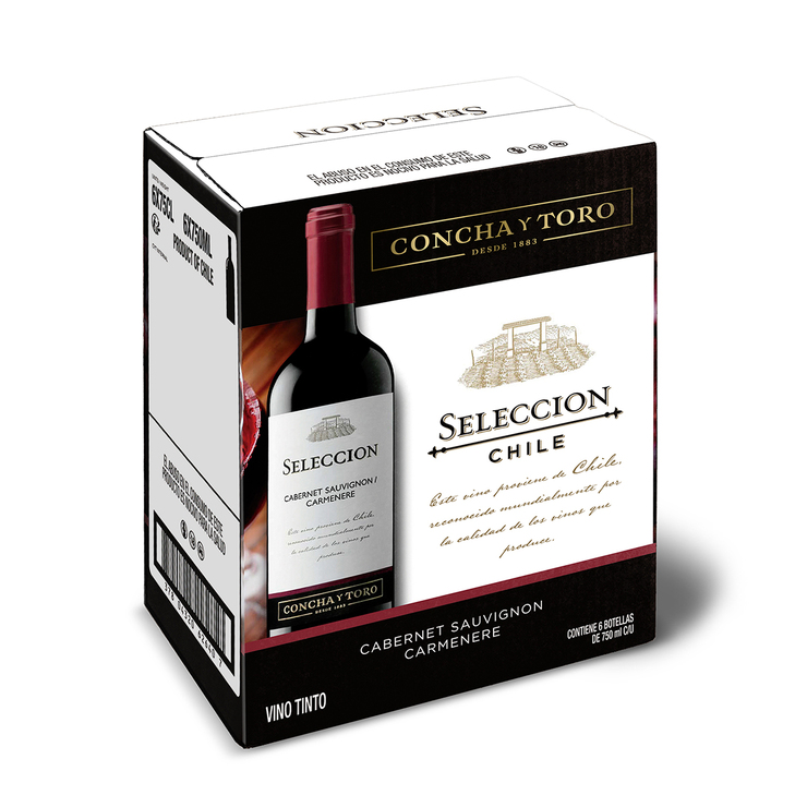 Vino Tinto Seleccion Concha y Toro 6/750ml — Imagen 3 de 4