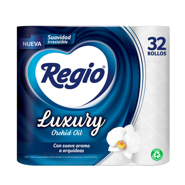 Regio Orchid Oil Papel Higiénico 32 rollos — Imagen 1 de 2