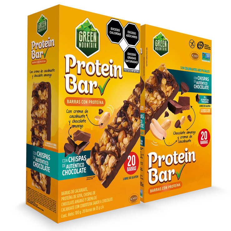 Green Mountain Barras de Proteína 20 pzas de 35 g — Imagen 2 de 4