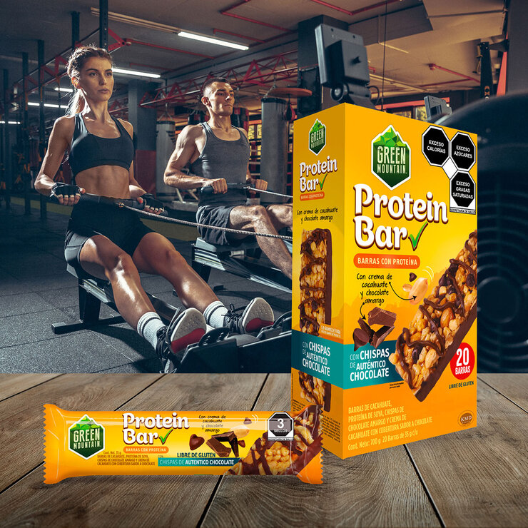 Green Mountain Barras de Proteína 20 pzas de 35 g — Imagen 4 de 4