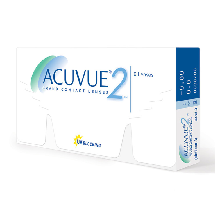 Lentes de Contacto, ACUVUE2® para Miopía o Hipermetropía