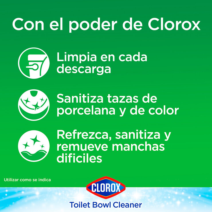 Clorox Tabletas Limpiadoras para Inodoro 6 pzas — Imagen 2 de 3