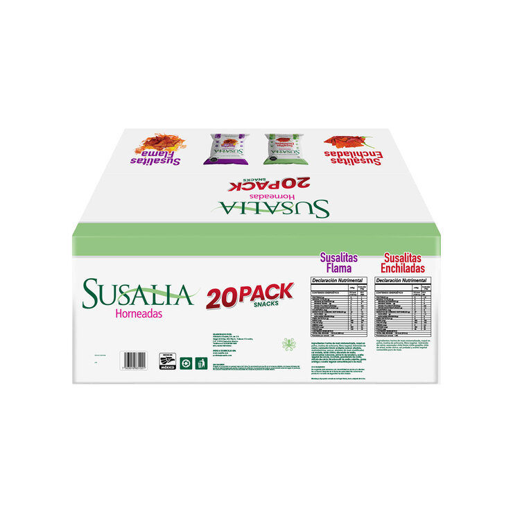 Susalia Surtido de Botanas Saludables 20 pzas de 50 g — Imagen 2 de 3