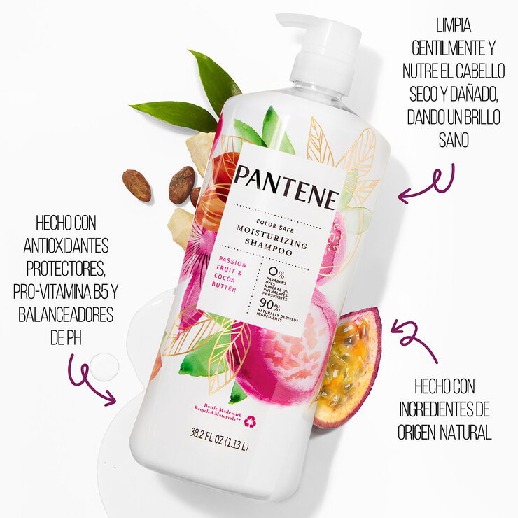 Pantene Shampoo Hidratante con Maracuyá  1.13 L — Imagen 2 de 4