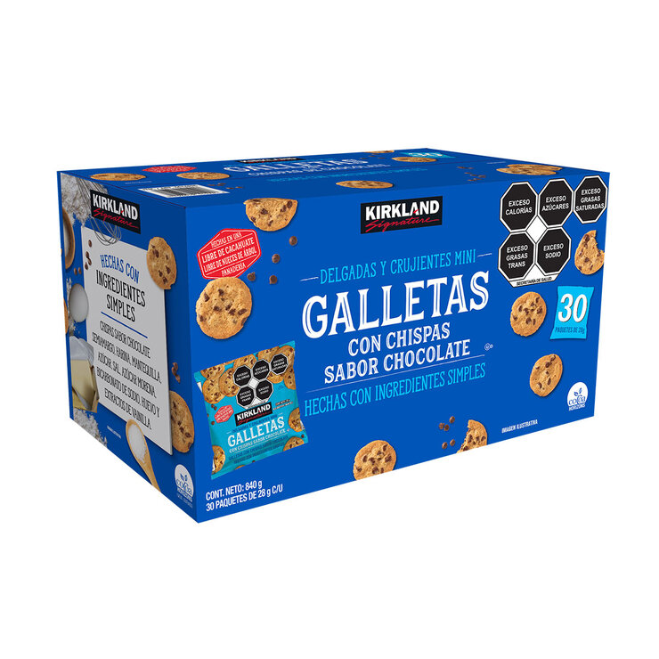 Kirkland Signature Galletas Mini con Chispas de Chocolate 30 pzas de 28 g — Imagen 3 de 4