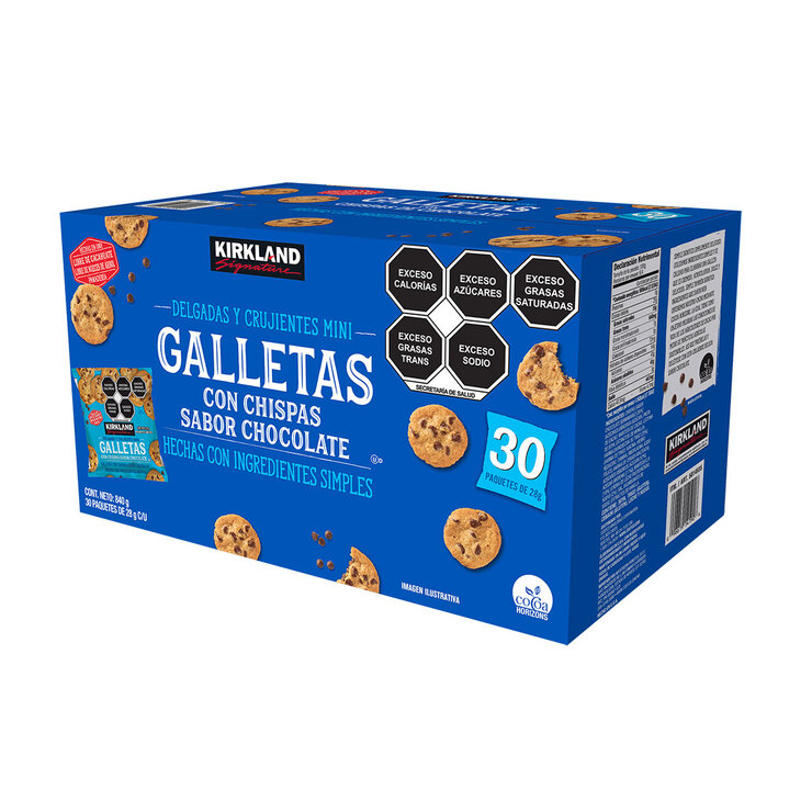Kirkland Signature Galletas Mini con Chispas de Chocolate 30 pzas de 28 g — Imagen 4 de 4