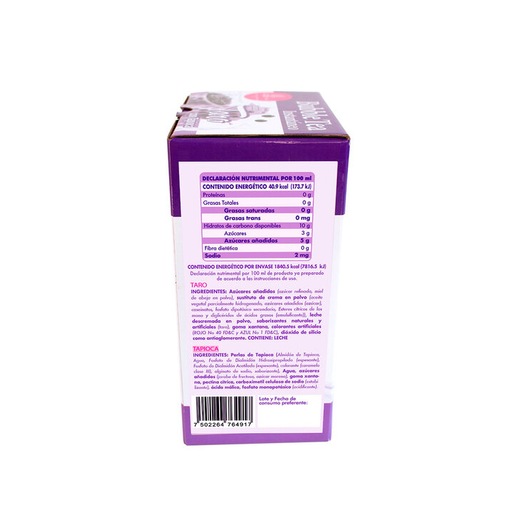 Zoma Tea Collection Bubble Tea Instantáneo Sabor Taro 650 g — Imagen 3 de 4