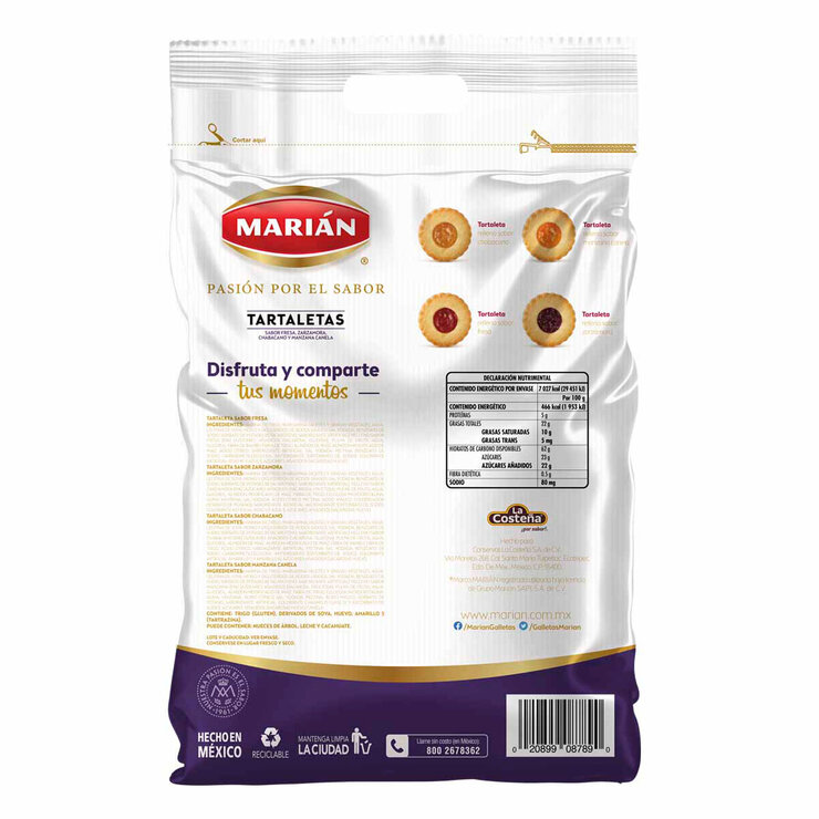 Marián Tartaletas Galletas Rellenas 1.5 kg — Imagen 2 de 2