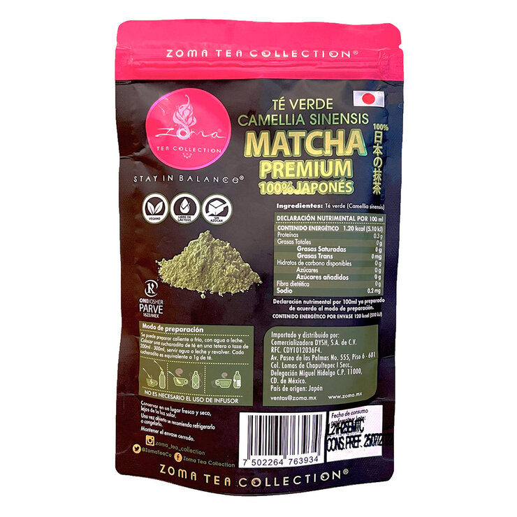 Zoma Tea Matcha Premium 100 g — Imagen 2 de 2