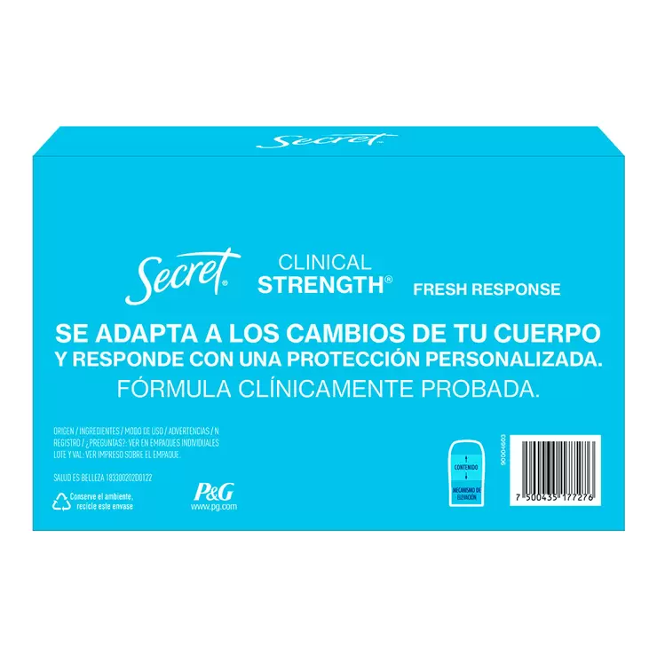 Secret  Antitranspirante en Crema Suave 3 pzas de 45 g — Imagen 2 de 4