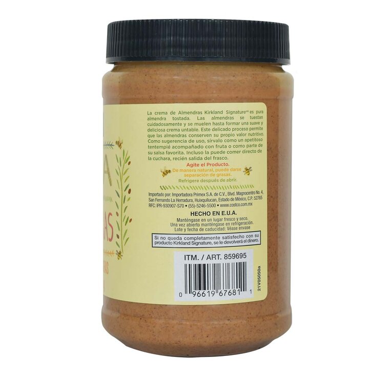 Kirkland Signature Crema de Almendras 765 g — Imagen 2 de 3