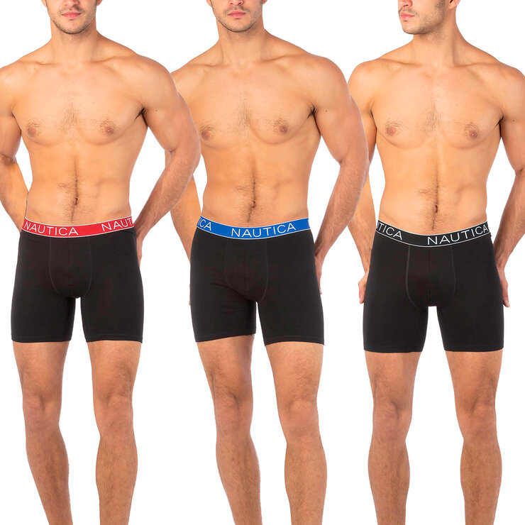 Nautica  Boxer para Caballero 3 piezas  Varias Tallas y Colores — Imagen 1 de 2