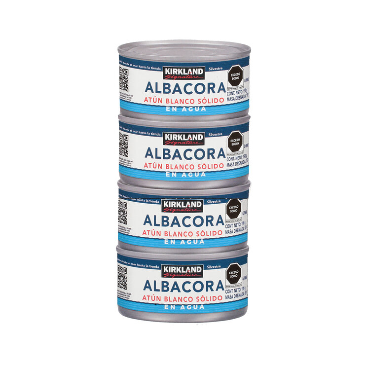 Kirkland Signature Atún Albacora 8 pzas de 198 g — Imagen 1 de 3