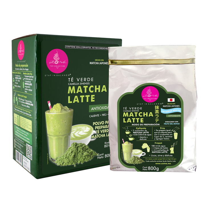 Zoma Tea Matcha Latte 800 g — Imagen 2 de 4