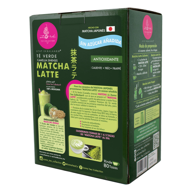 Zoma Tea Matcha Latte 800 g — Imagen 3 de 4