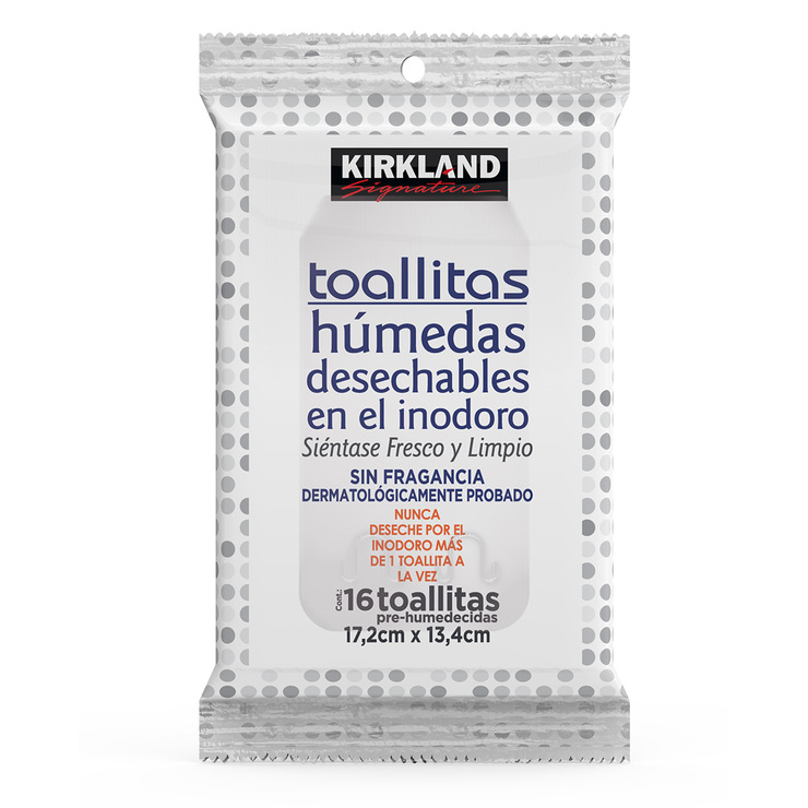 Kirkland Signature toallitas húmedas desechables en el inodoro 632 toallitas — Imagen 4 de 4