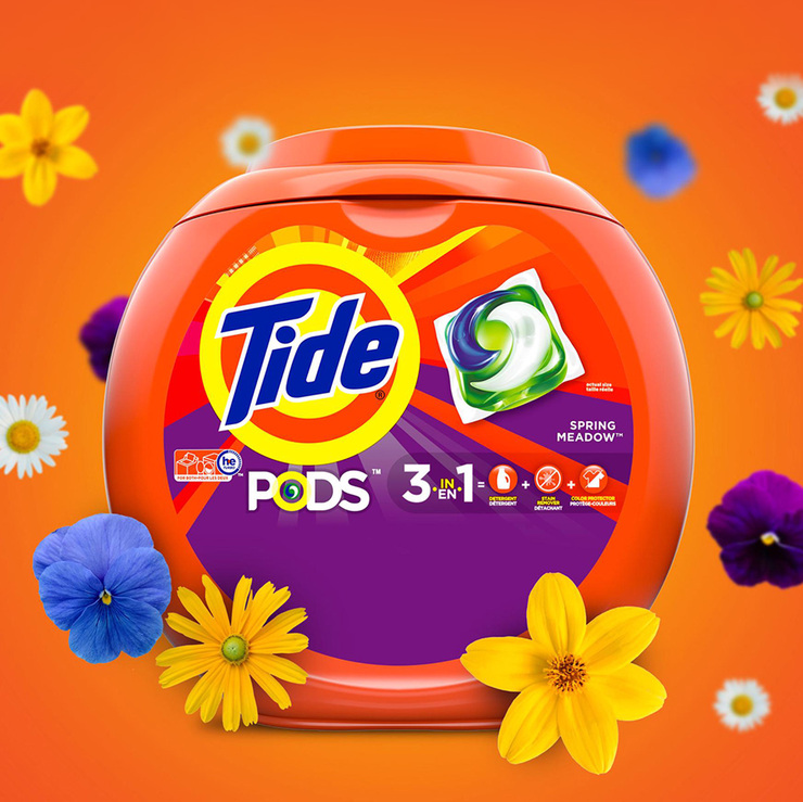 Tide Pods Cápsulas de Detergente Removedor de Manchas y Protector de Color 81 pzas — Imagen 2 de 2