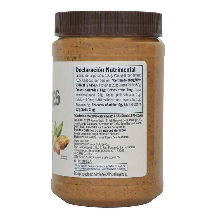 Kirkland Signature Crema de Nueces Mixtas con Semillas 765 g — Imagen 2 de 3