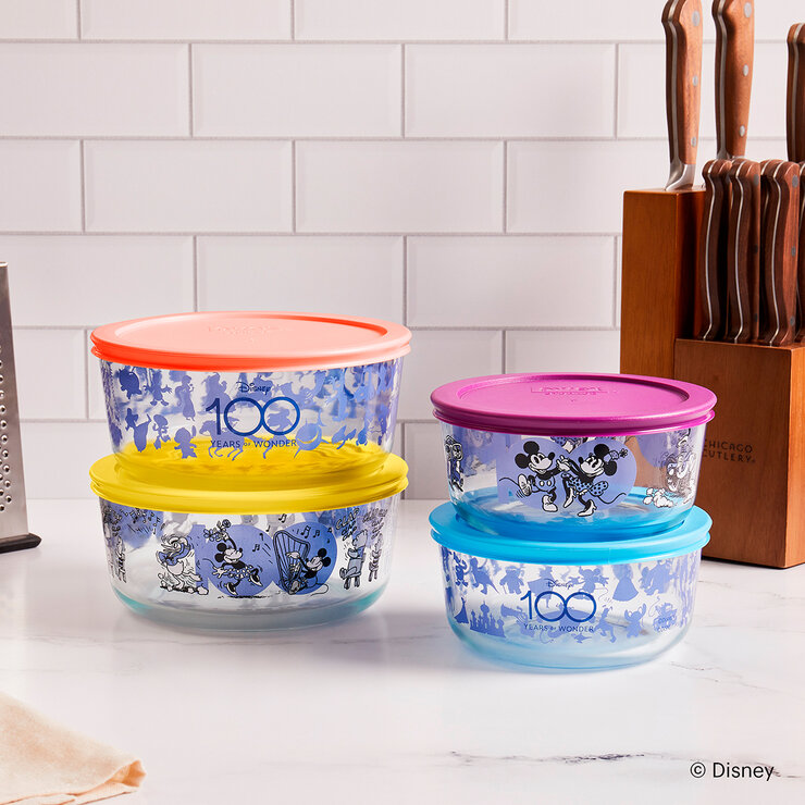 Pyrex Refractarios de Vidrio Decorados — Imagen 1 de 2