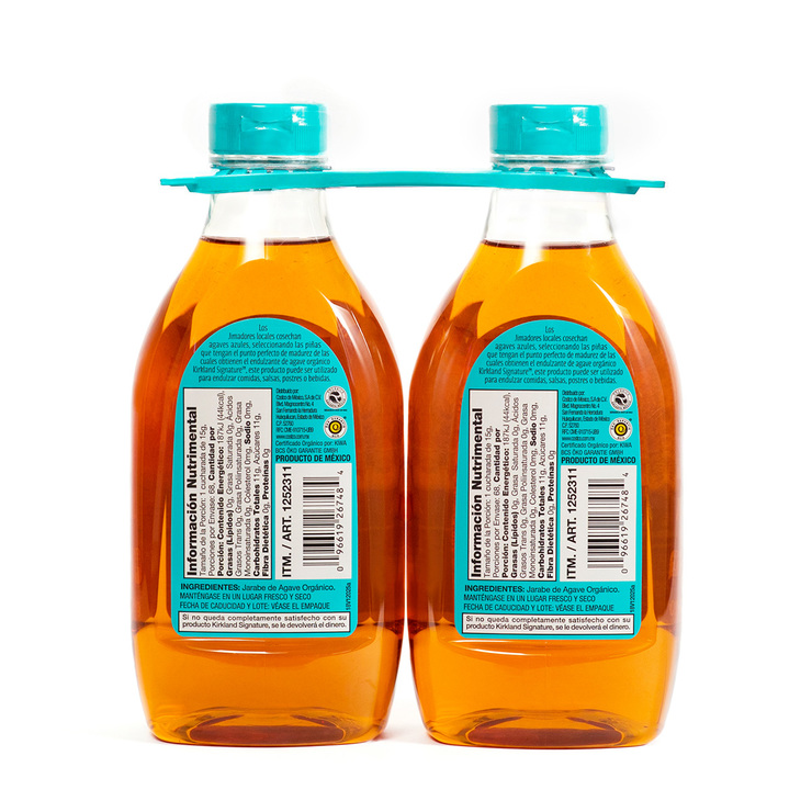 Kirkland Signature Jarabe de Agave Orgánico 2 pzas de 1.02 kg — Imagen 2 de 2