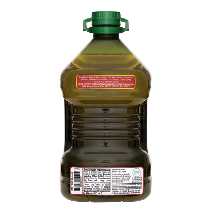 Kirkland Signature Aceite de Oliva Extra Virgen 3 l — Imagen 3 de 3