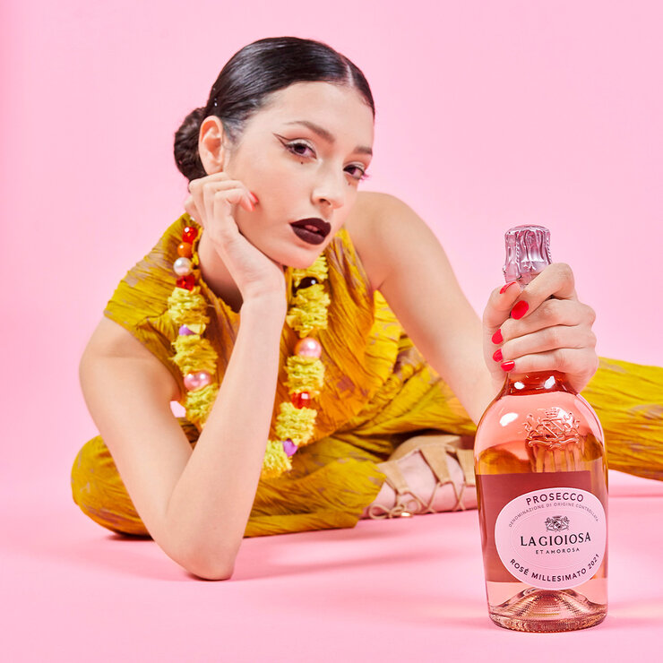 Vino Espumoso La Gioiosa Rose 750ml  — Imagen 3 de 3