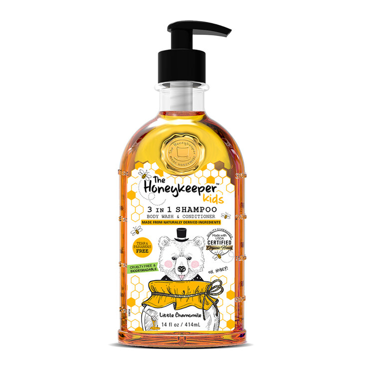 The Honeykeeper Shampoo 3 en 1 con miel 3 pzas de 700 ml — Imagen 2 de 3