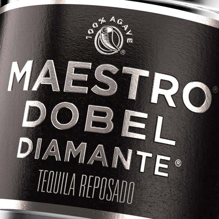 Tequila Maestro Dobel Diamante 1L — Imagen 2 de 3