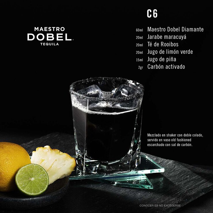 Tequila Maestro Dobel Diamante 1L — Imagen 3 de 3