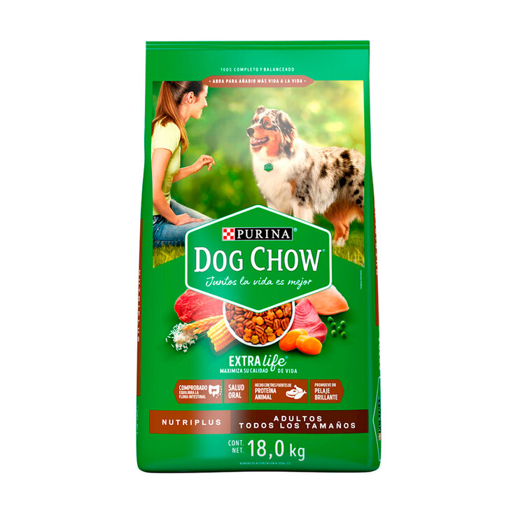  Dog Chow Purina Alimento Para Perro Adulto Nutriplus 18 kg — Imagen 1 de 2