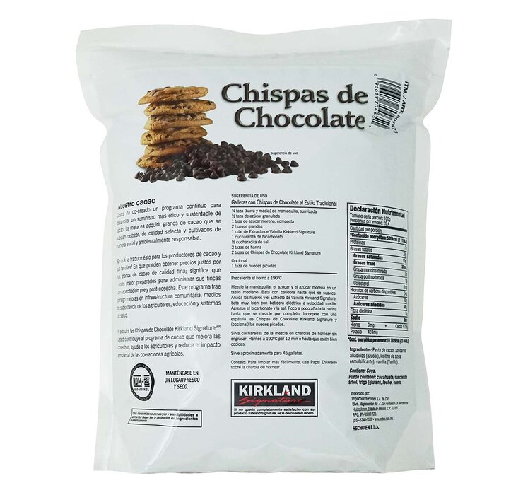 Kirkland Signature Chispas de Chocolate 2.04 kg — Imagen 2 de 2