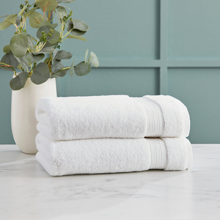 Purely Indulgent Toalla para Baño 76cm x 147cm Blanco — Imagen 1 de 2