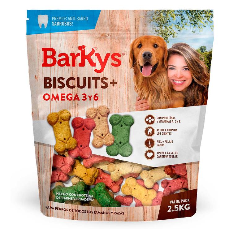 Barkys Biscuits con Omega 3 y 6  de 2.5 Kg — Imagen 1 de 3
