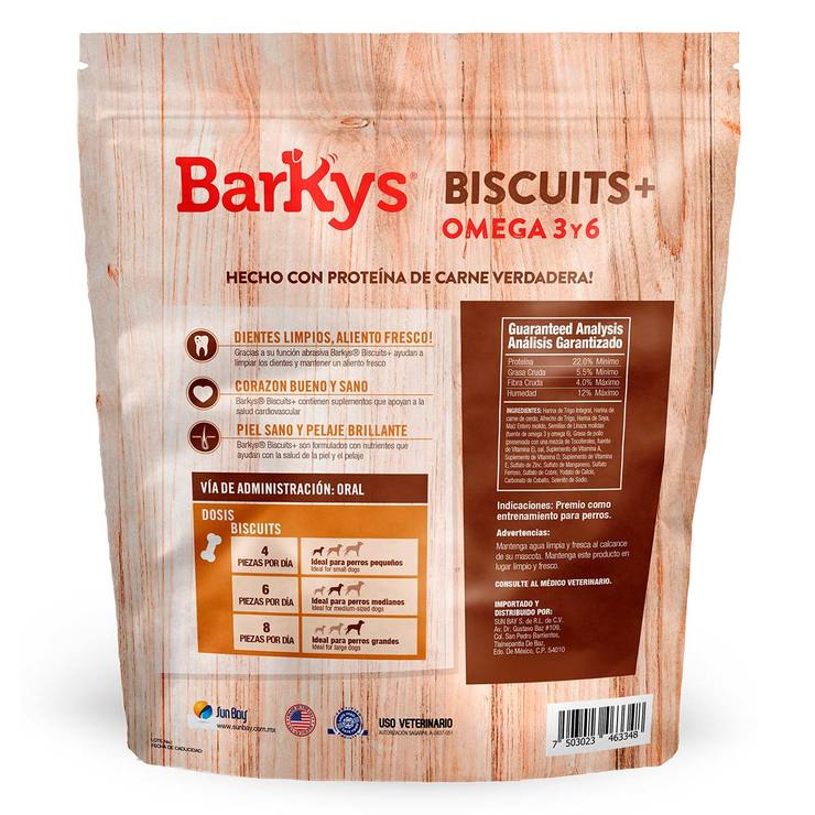 Barkys Biscuits con Omega 3 y 6  de 2.5 Kg — Imagen 3 de 3