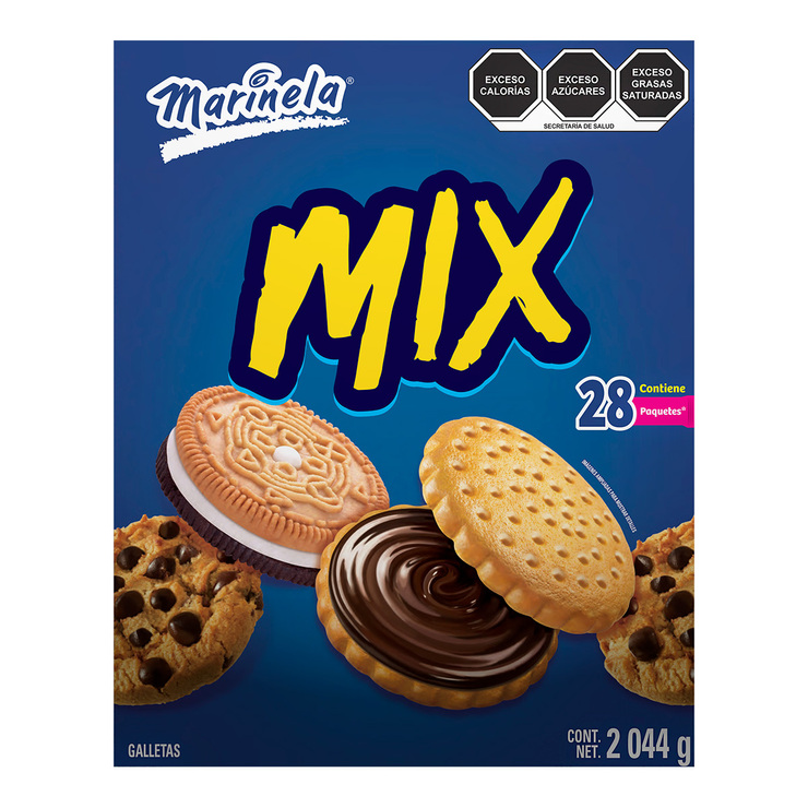 Marinela Mix Galletas 28 pzas — Imagen 1 de 3