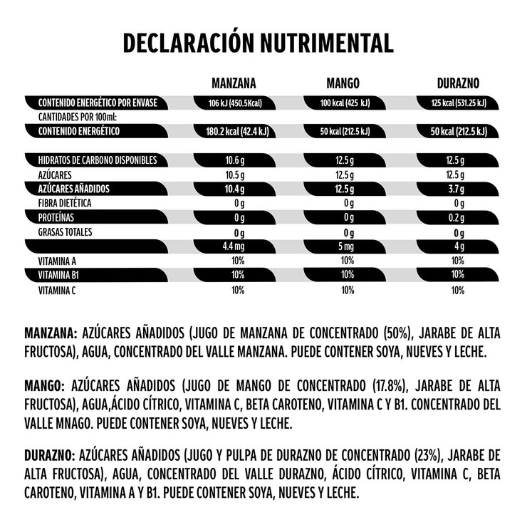 Del Valle Kids Jugos Surtidos 40 pzas de 250ml — Imagen 4 de 4