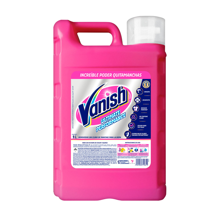 Vanish Ultimate Performance Removedor sin Cloro de Manchas para la Ropa 9 l — Imagen 1 de 2