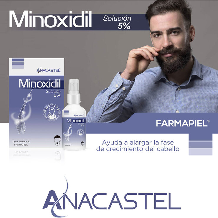 Anacastel Minoxidil 5% 3 piezas con 60 ml c/u — Imagen 4 de 4