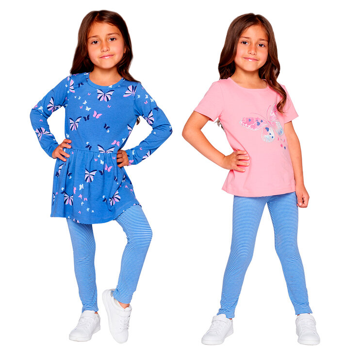 Pekkle Conjunto 3 piezas para Niños y Niñas Varias Tallas y Colores — Imagen 2 de 4