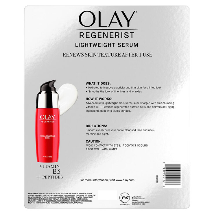Olay Regenerist Suero Facial 2 pzas de 50 ml  — Imagen 4 de 4