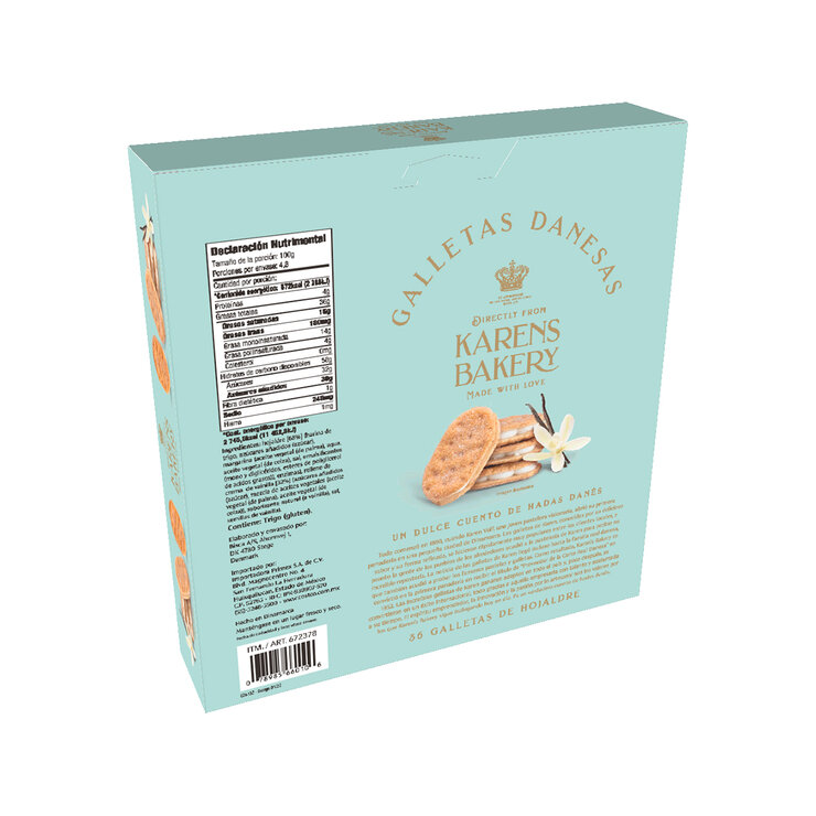 Karen's Bakery Galletas Danesas de Hojaldre 480 g — Imagen 2 de 2