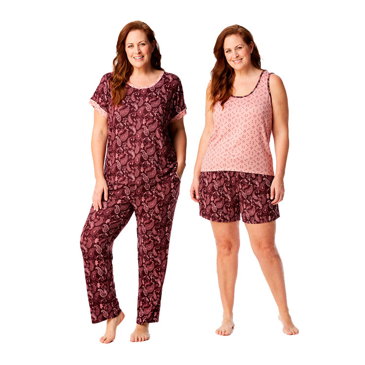 Lucky Brand Conjunto de Pijama 4 piezas para Dama Varias Tallas y Colores — Imagen 1 de 4