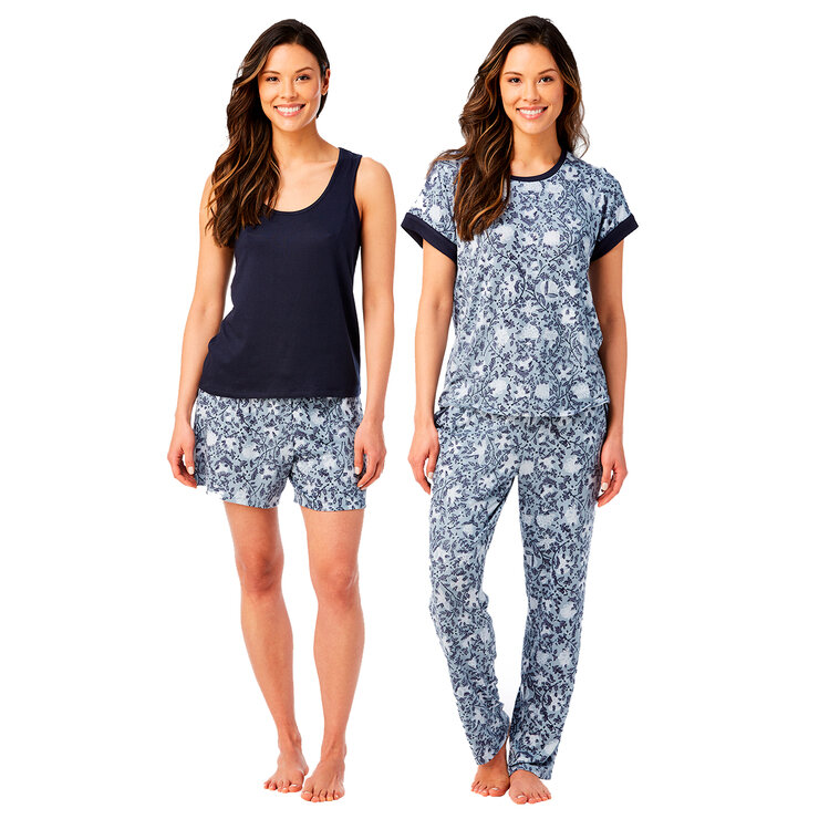 Lucky Brand Conjunto de Pijama 4 piezas para Dama Varias Tallas y Colores — Imagen 2 de 4